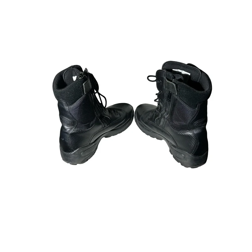 5.11 Tactical ATAC 2.0 8 Inch Side Zip Boots Black Leather Nylon 12001 Size 11